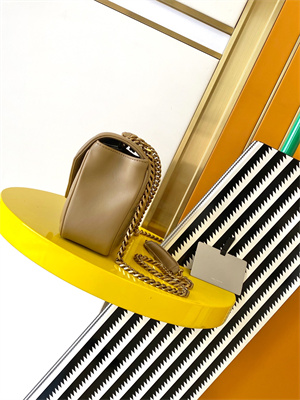 Y.S.L LOULOU Small in MATELASSÉ lambskin Gold Tone Metal