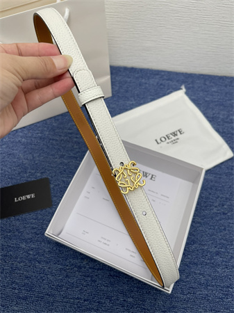 Loewe Belt In Smooth/Grained Calfskin 20MM Gold/Silver Hardware Colors Options