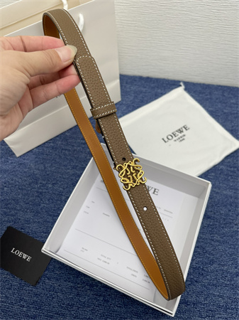 Loewe Belt In Smooth/Grained Calfskin 20MM Gold/Silver Hardware Colors Options