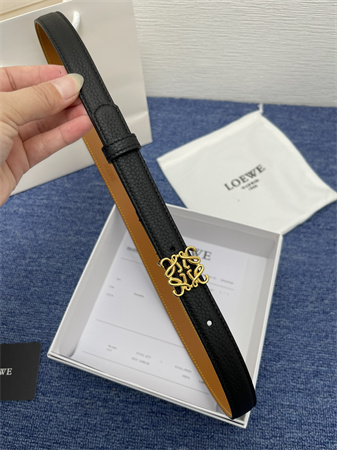 Loewe Belt In Smooth/Grained Calfskin 20MM Gold/Silver Hardware Colors Options