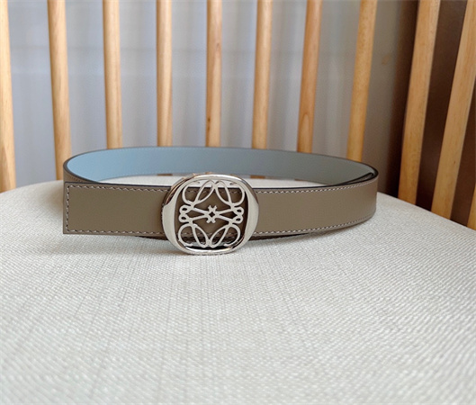 Loewe Belt In Smooth Calfskin 28MM Gold/Silver Hardware Colors Options