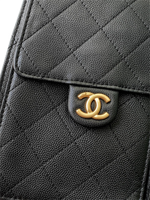 Chanel 25 Small Handbag Grained Calfskin Gold Tone Metal Black AS5293