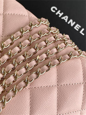 Chanel Coco Crush Top Handle Bag Grained Calfskin Gold Tone Metal Pink AP4591