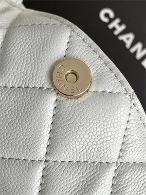 Chanel Coco Crush Top Handle Bag Grained Calfskin Gold Tone Metal Lt Blue AP4591