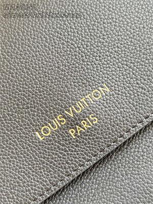 L.V Low Key Messenger Bag Grained calfskin Cognac M13148