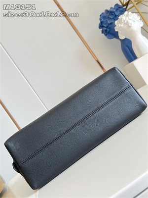 L.V Low Key Messenger Bag Grained calfskin Cognac M13148