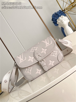 L.V Diane Bag Monogram Empreinte Leather Brume/Quartz M14214