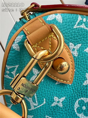 L.V Speedy P9 Bandoulière 30 Monogram Soft Calfskin lake Blue