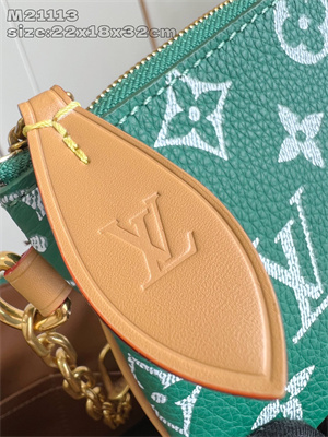 L.V Speedy P9 Bandoulière 30 Monogram Soft Calfskin Green
