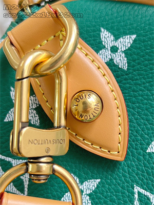 L.V Speedy P9 Bandoulière 30 Monogram Soft Calfskin Green