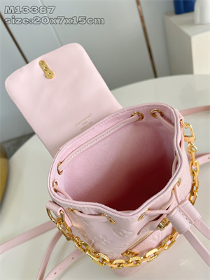 L.V Coussin Backpack Mini Lambskin Leather Jasmine Pink M13389