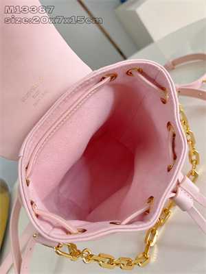 L.V Coussin Backpack Mini Lambskin Leather Jasmine Pink M13389