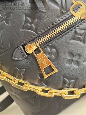 L.V Coussin Backpack PM Lambskin Leather Black M13357