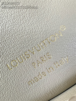 L.V Coussin Backpack Mini Lambskin Leather Galet M13387