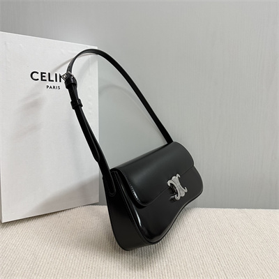 Celine Medium LOLA In Shinny Calfskin Black
