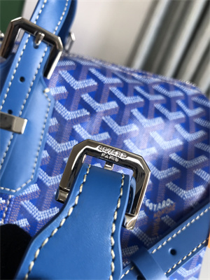 Goyard Boston 45 Bag In Goyardine Canvas & Cervon Calfskin