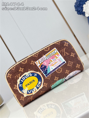 L.V Toiletry Bag 2 compartments Monogram coated canvas M14744