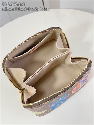 L.V Toiletry Bag 2 compartments Monogram coated canvas M14744