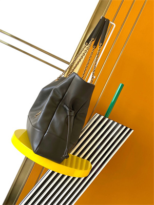 Y.S.L Jamie Shopping Bag In Lambskin Lt Musk Color