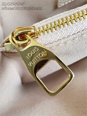 L.V Pochette Métis East West Monogram Empreinte Sand M14322