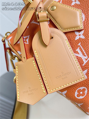 L.V Speedy P9 Bandoulière 30 Monogram Soft Calfskin Orange