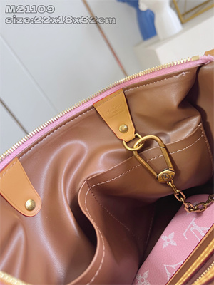 L.V Speedy P9 Bandoulière 30 Monogram Soft Calfskin Sakura Pink