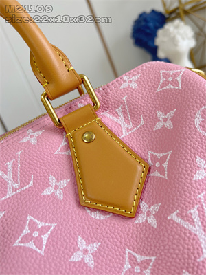L.V Speedy P9 Bandoulière 30 Monogram Soft Calfskin Sakura Pink