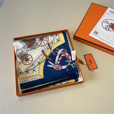 Hermes Square Silk Scarf 38549