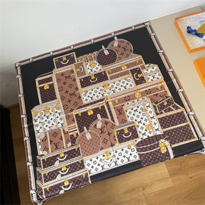 LV Square Silk Scarf 38563