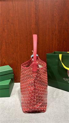 Goyard Bohème Hobo Bag Goyardine Canvas & Chevroches Calfskin Fuchsia