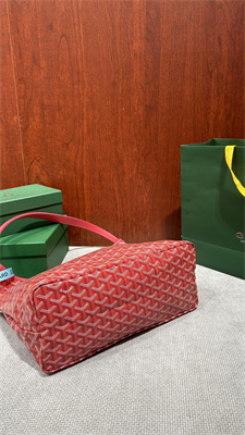 Goyard Bohème Hobo Bag Goyardine Canvas & Chevroches Calfskin Fuchsia