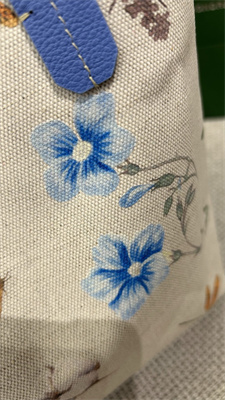 Goyard Anjou Mini Bag Chevroches Calfskin & Goyardine Canvas Iris