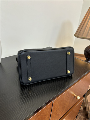 Birkin Colormatic Bag Swift Leather 25/30 Gold/Silver Hardware In Black Color HS