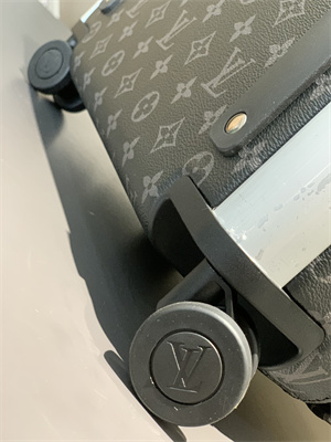 L.V Suitcase  luggage Monogram Eclipse Canvas & Calfskin