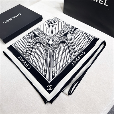 Chanel Cashmere/Silk Scarf 38927