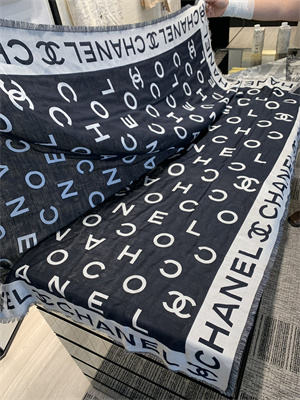 Chanel Wool/Cashmere/Silk Scarf/Shawl 38936