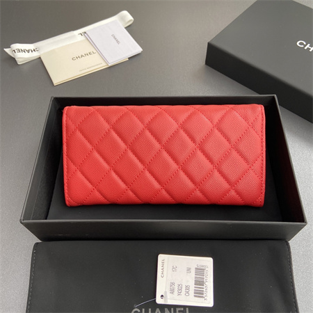 Chanel Long Wallet Grained Calfskin A80758
