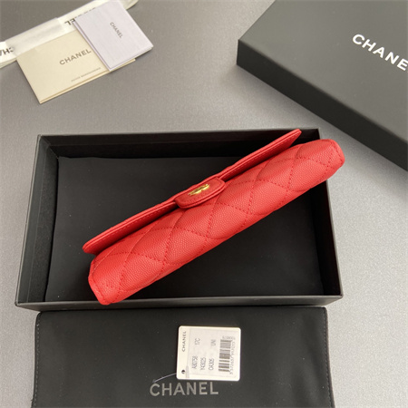 Chanel Long Wallet Grained Calfskin A80758