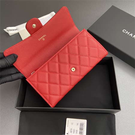 Chanel Long Wallet Grained Calfskin A80758