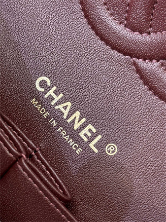 Chanel Small Classic Flap Bag Lambskin Gold Tone Metal Black 01117 TOP