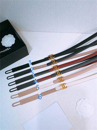 Chanel Belts In Calfskin 15MM Gold/Silver Hardware 12 Color Options