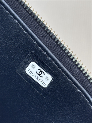 Chanel Long Vanity With Chain Grained Calfskin & Gold-Tone Metal Black AP4933 TOP