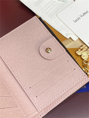 L.V Lisa Wallet Vivienne Winter Holidays Monogram Canvas Snowy Pearl M15334