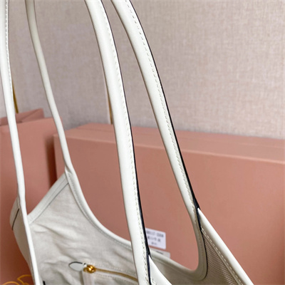 MiuMiu Ivy Leather Bag White Color