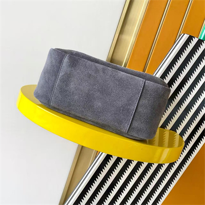 Y.S.L LE 5 A 7 Supple SMALL HOBO BAG In Grey Suede Leather